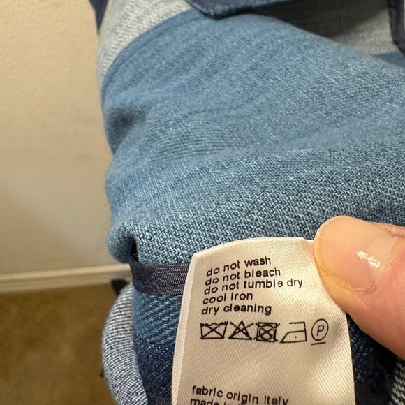 Akris Punto Blue Denim Skirt - Picture 6 of 6